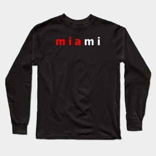 Miami Airport Code, MIA Long Sleeve T-Shirt